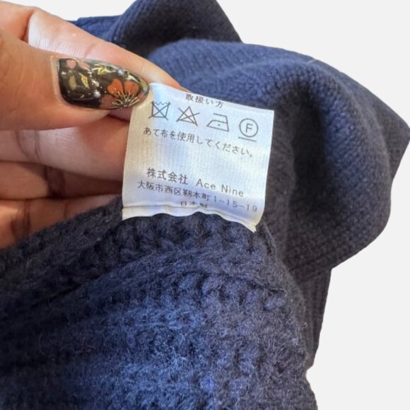 Soglia "Made in Japan" Landnoah British Wool Crewneck Sweater (JPN XL/US L) - Picture 6 of 10